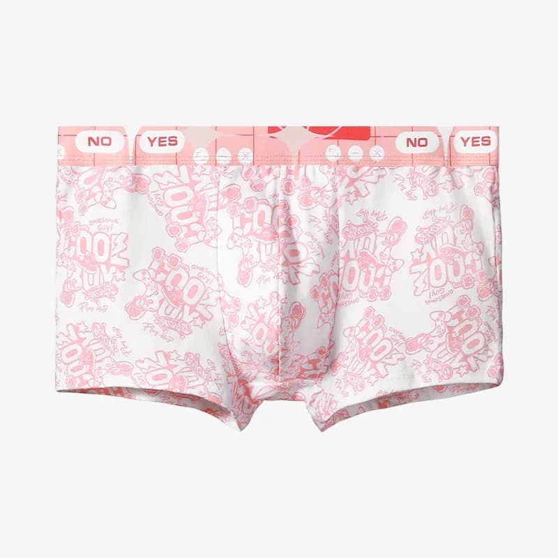 Men's cotton underwear antibacterial boxer shorts head large size youth boxers men's boys sports comfortable underpants