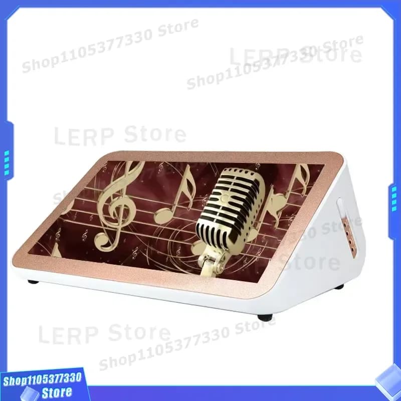 15.6 Inch Android Portable Karaoke Player Touchscreen KTV Machine Song Ordering System Home Entertainment Device for Party