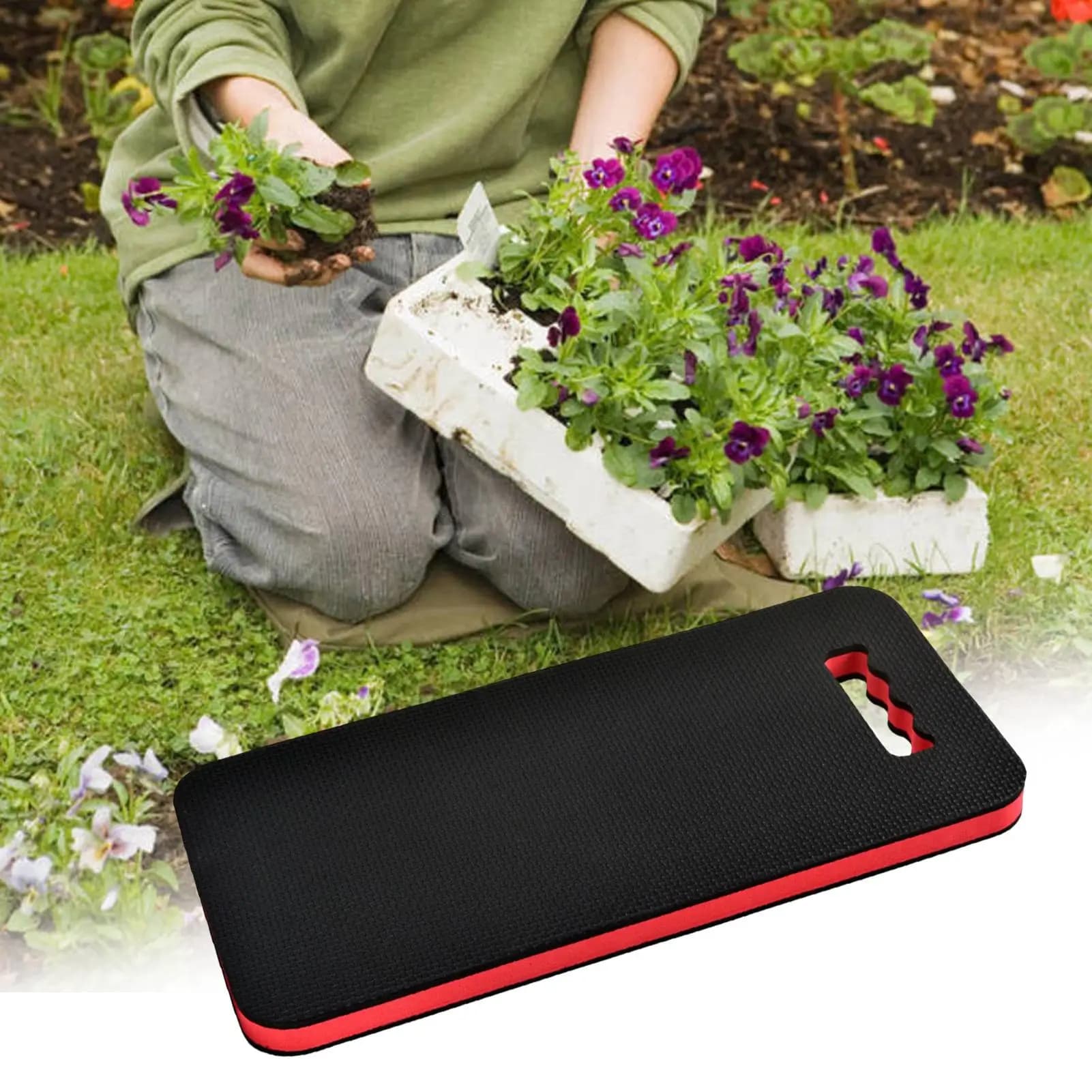 Tappetino EVA per Giardinaggio, Protezione Ginocchia, Riparazione Auto, Pieghevole, per Meditazione e Yoga, Imbottitura Spessa