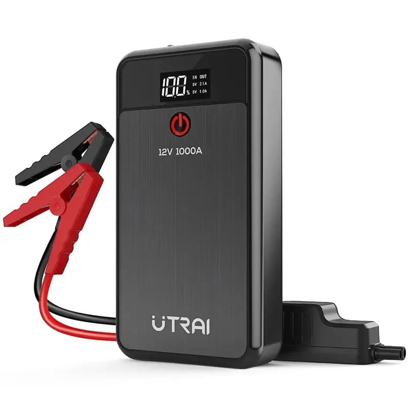 UTRAI JSTAR AIR Jump Starter 1000A 8000mAh Power Bank Caricatore portatile 12V Batteria Jump Starter Dispositivo di avviamento per auto con luce a LED
