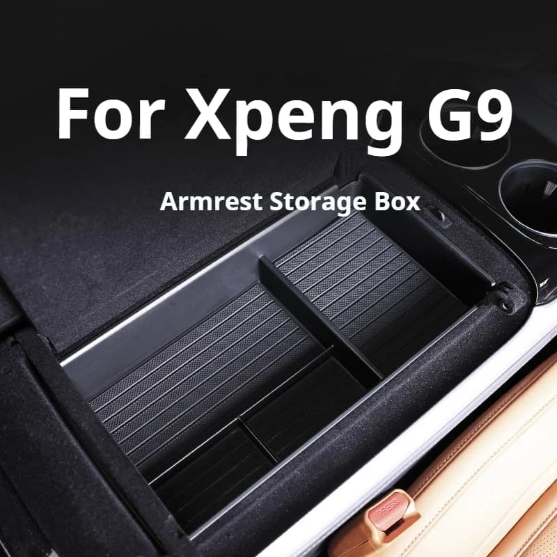 Adatto per XPeng G9 XiaoPeng G9, Scatola Portaoggetti per Bracciolo, Organizzatore per Console Centrale, Vassoio Modificato per Interni Auto
