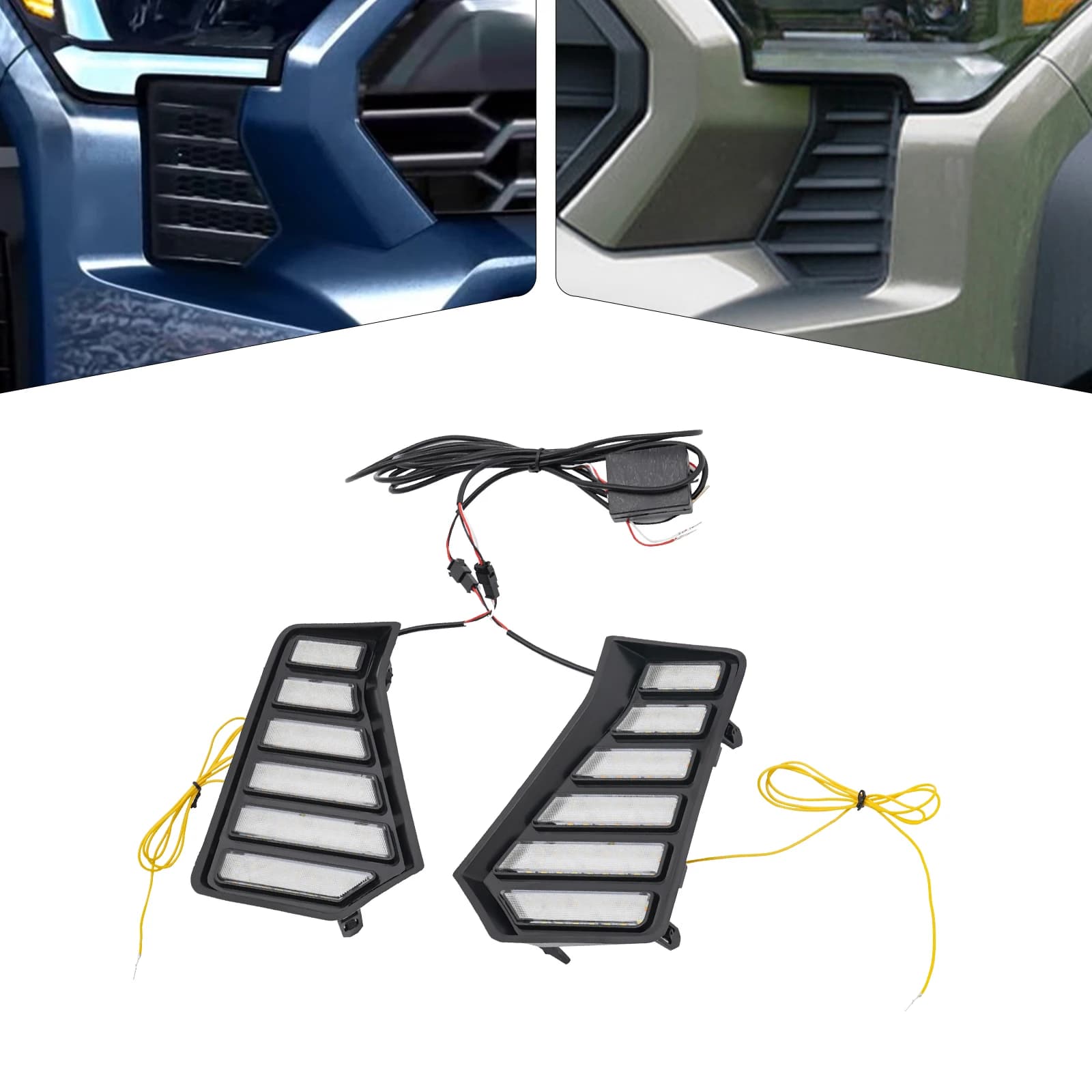 1 pair of LED front lights for daylight for 24 Toyota Tacoma