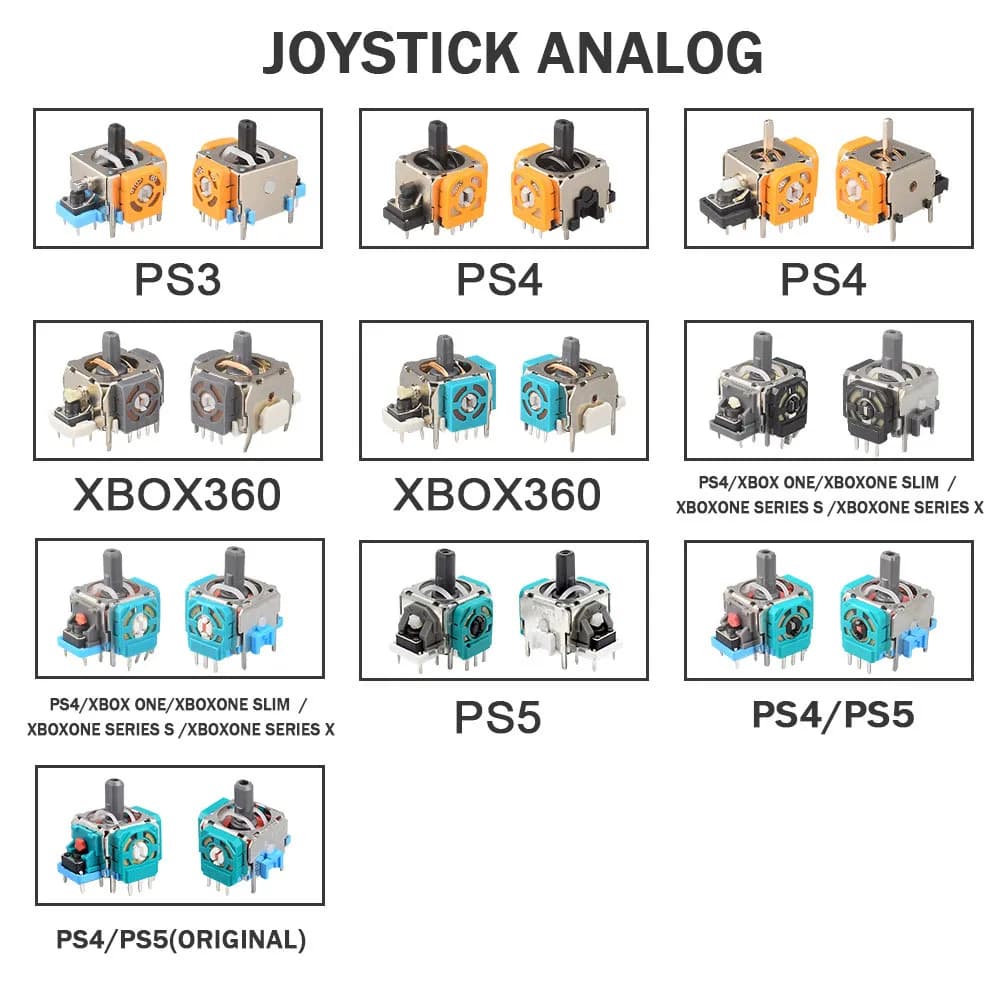 1PC per PS3 PS4 PS5 Xbox 360 One Xbox Series Joystick Joystick universale accessori per la manutenzione con categorie Complete