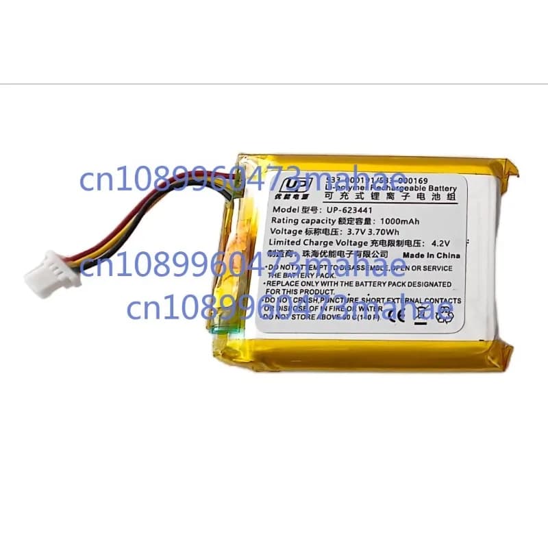 Original product Replacement 533-000191 Battery 623441 For gaming headphones Logitech A50 2021 2022