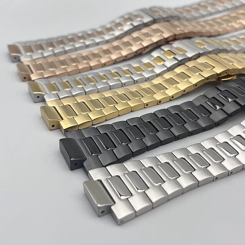 Cinturino per orologio 25*13mm per Patek Philippe Nautilus 5711/5726 cinturino per orologio in acciaio pregiato maschio convesso accessori per orologi in acciaio inossidabile