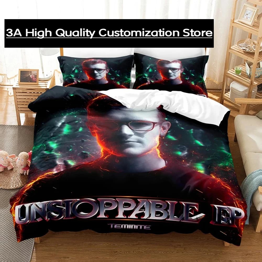 Hot Teminite Set biancheria da letto Singolo Twin Full Queen King Size Set letto per ragazzi adulti Set copripiumino per camera da letto Teminite parure de lit