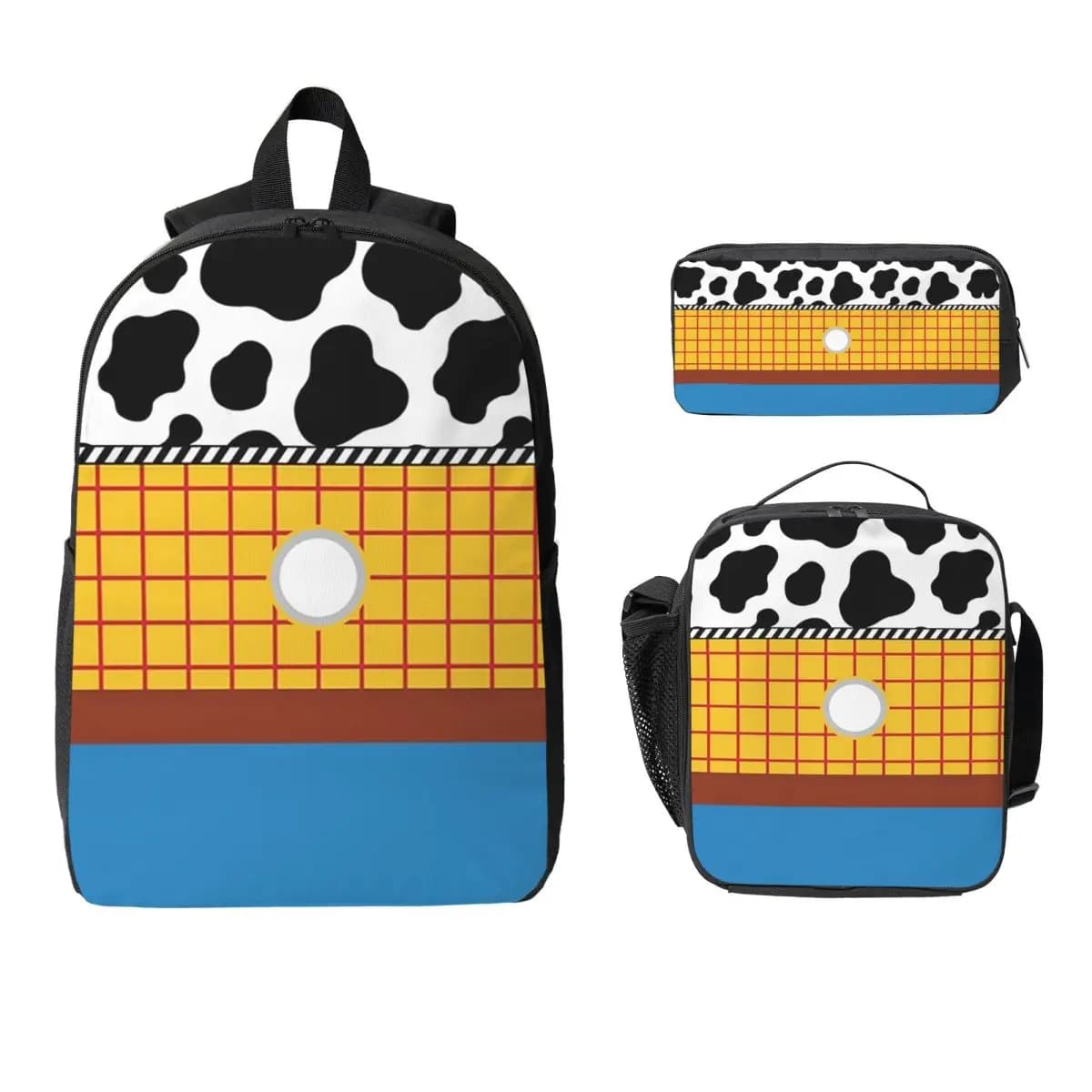 Woody Backpack Student Boys Girls BookBag School Bag Laptop Shoulder Bags 3ps Insulated Lunch Bag Pencil Case