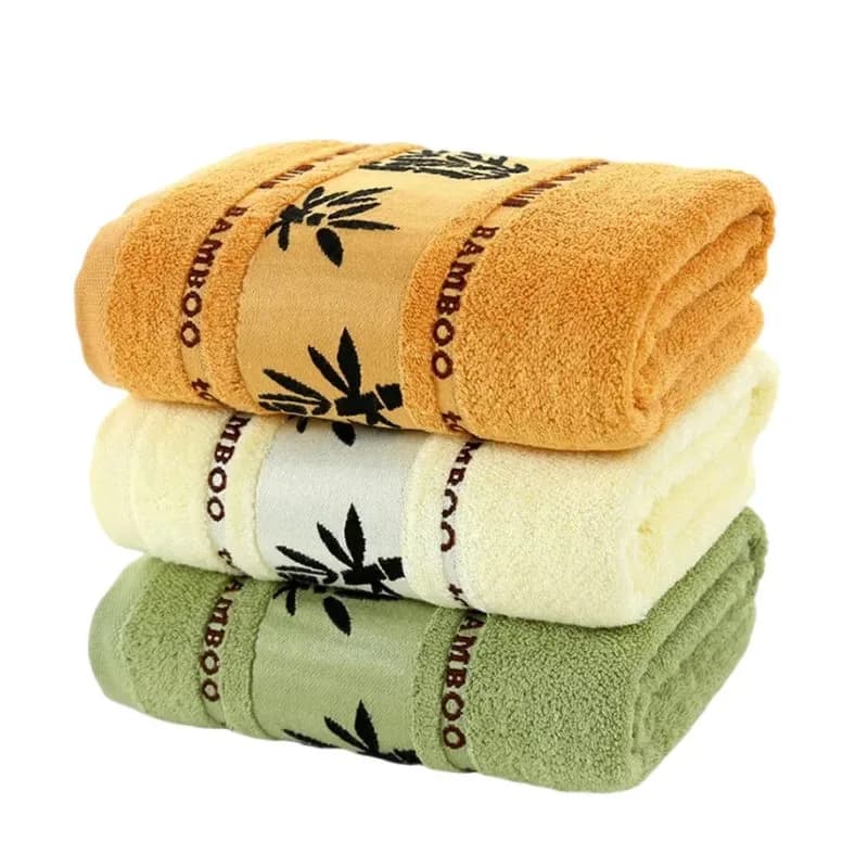 Set of 1/4/6 Bamboo Fiber Towels Set Bathroom towels for home Adult face towel thick and absorbent towels Toalha De Praia