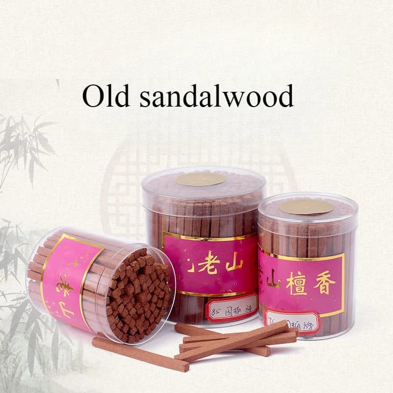 150g/300g Vecchia Montagna Legno di Sandalo Quadrato Bastone di Incenso/Tempio Culto Buddha Casa Sala Buddista Interno Culto Joss Stick