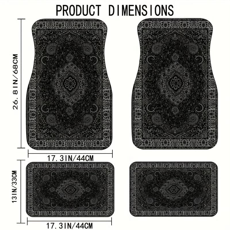 Carpets Design with Printing Rectangular Stripe for Carpet Tapis Skills Towel Carpets, Interior Decoration Car