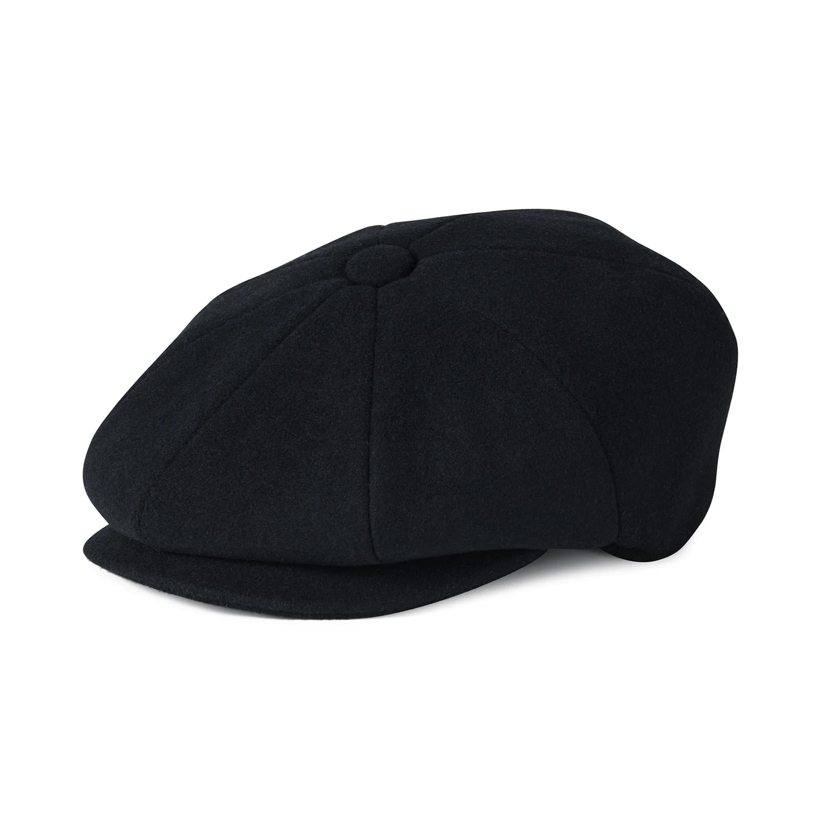 FEINION Cappello da Uomo in Misto Lana Stile Newsboy a 8 Pannelli, Berretto Piatto in Tweed, Cappello Irish Baker Boy