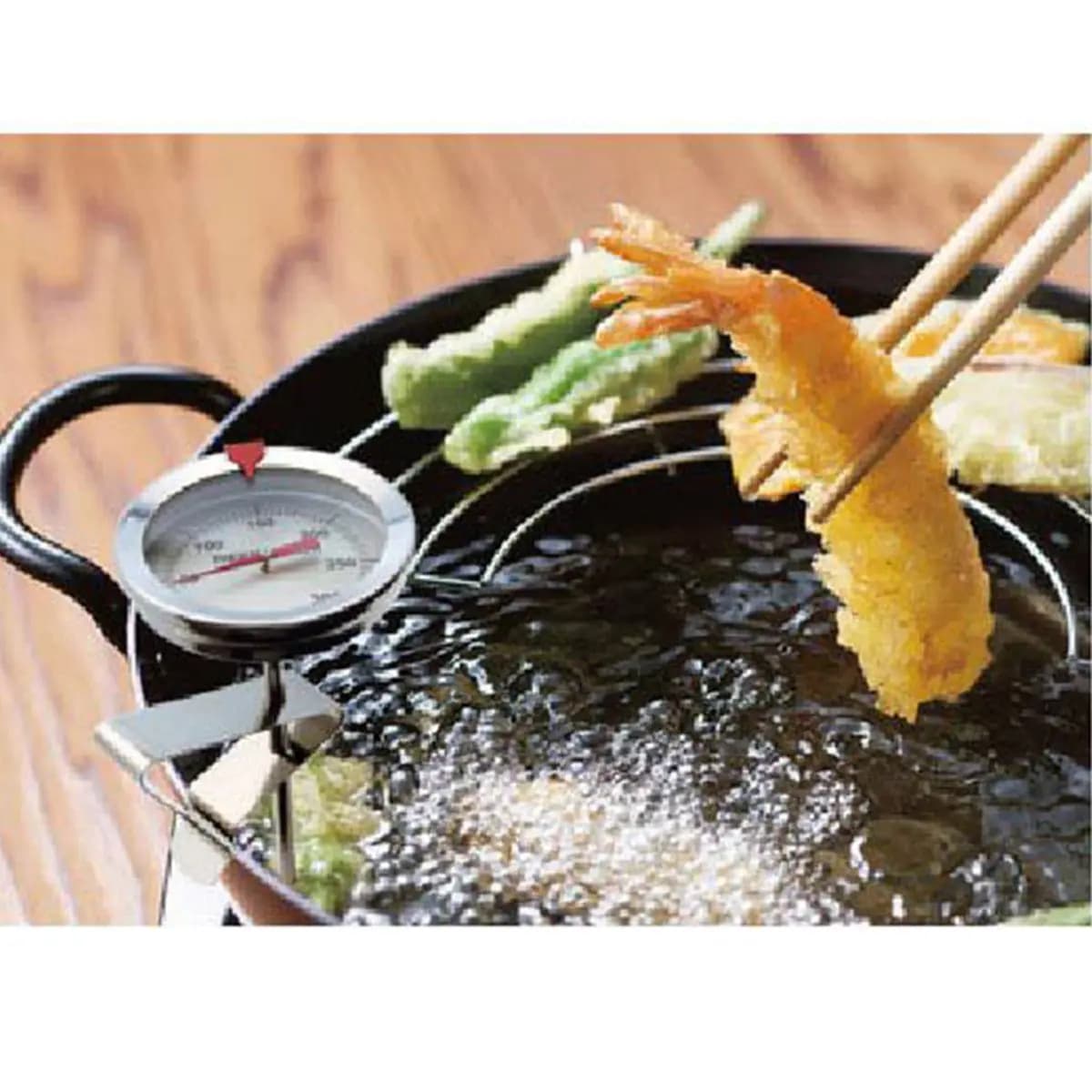 Clip di Fissaggio per Sonda di Temperatura in Acciaio Inossidabile per Alimenti, per Termometri da Carne, Griglie, Affumicatori e Forni, Lettura Accurata