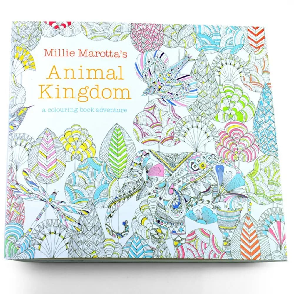 24 Pages New Styles Relieve Stress Mixed Colouring English Edition Graffiti Coloring Book Painting Books Hand Painted Drawing