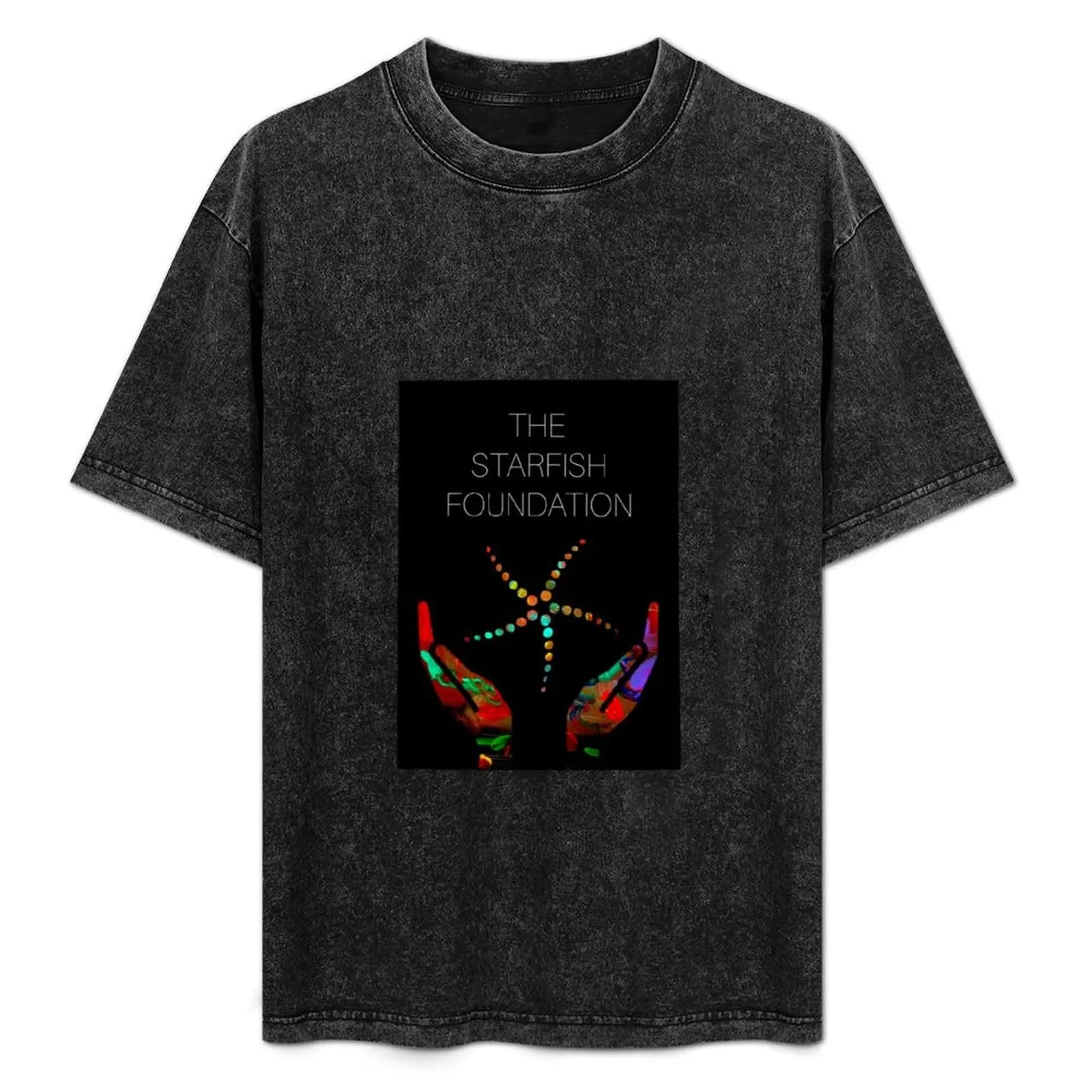 The Starfish Foundation T-Shirt Large Size Casual Short Sleeve Top
