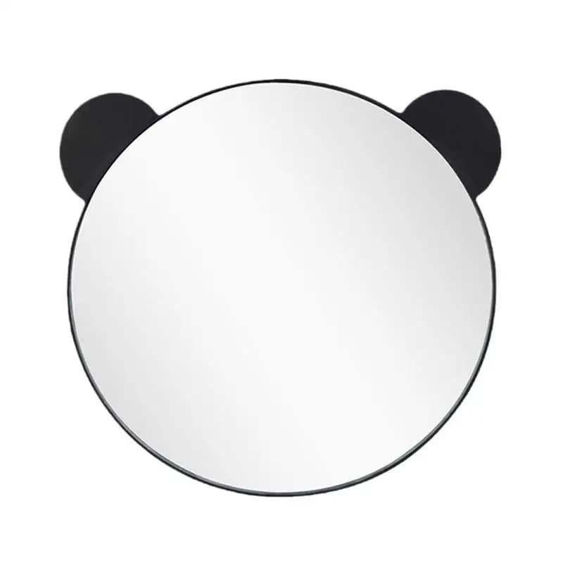 Specchietto per auto per bambini Specchi per seggiolino auto Accessori per auto posteriori Orecchie da orso regolabili Monitor retrovisore Trasparente Ampia vista da viaggio
