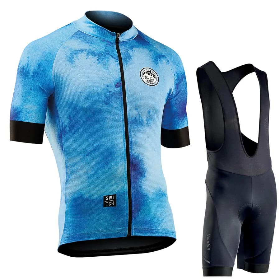 Completo da Ciclismo Estivo 2026 da Uomo: Maglia a Maniche Corte e Salopette - Nuovo Arrivo Vendull per Ciclismo Outdoor