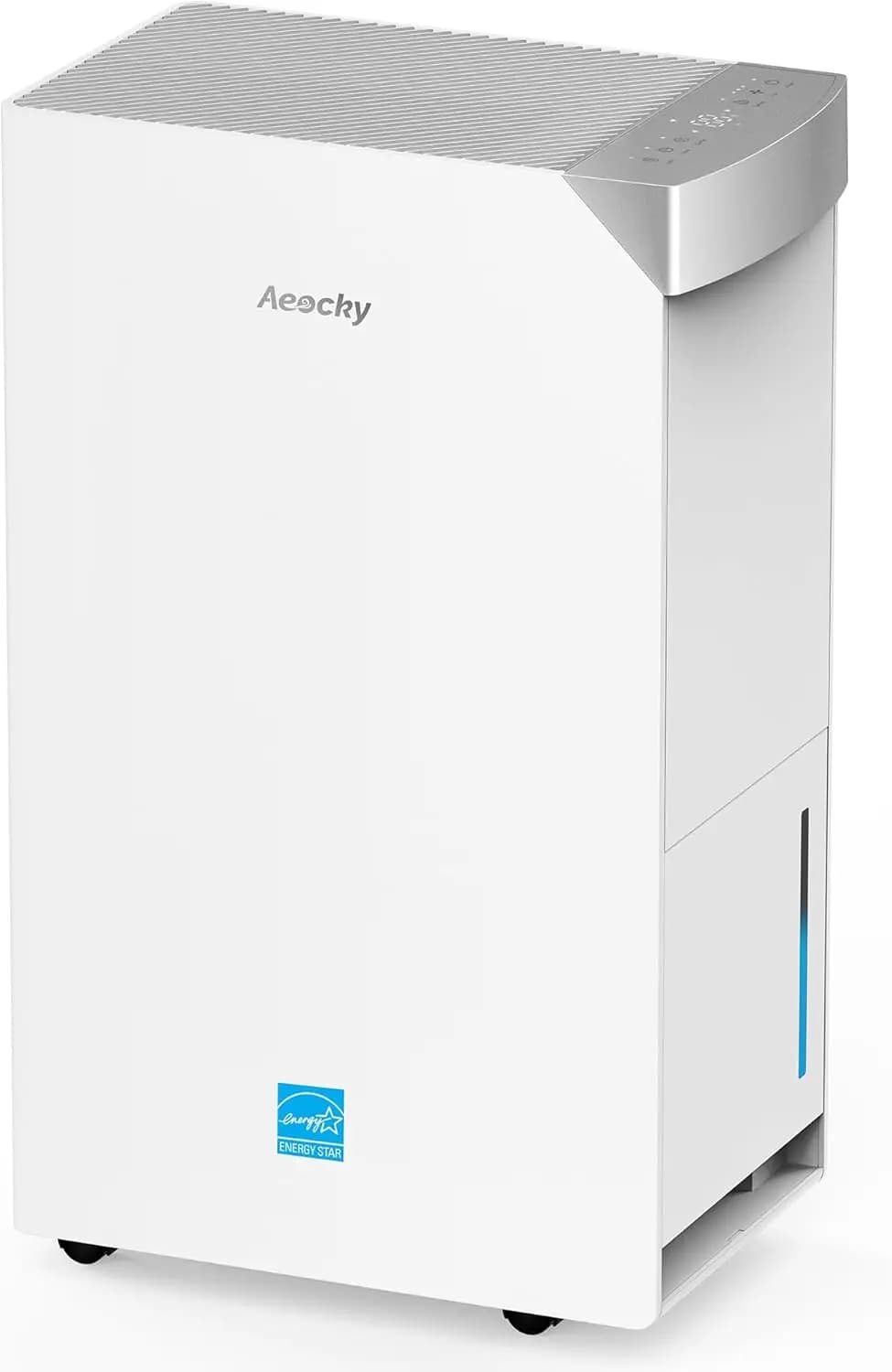 Deumidificatore da 74 Pint/D Versione 6.0 Energy Star, Deumidificatore Intelligente a Compressore per 4500 Piedi Quadrati con Tubo di Scarico, Umidostato Intelligente