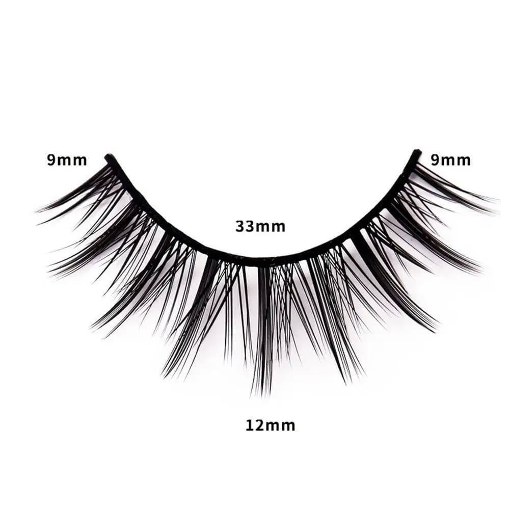 5 pairs of fake Imp eyelashes for beginners, natural make-up, day costume, individual eyelashes, professional make-up, cluster for grafting