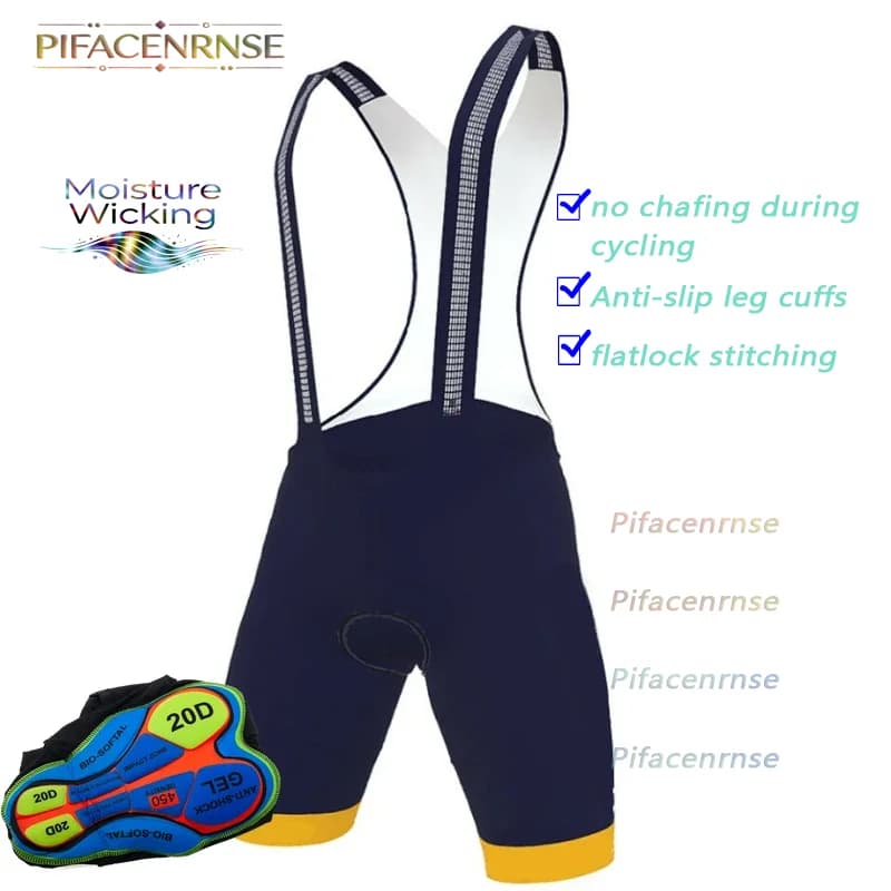 Summer Breathable Quick Dry 20D Gel Padded Bicycle Short 2021 Colorful Cycling Bib Shorts Pro Team Mtb Bike Pants Tights For Men