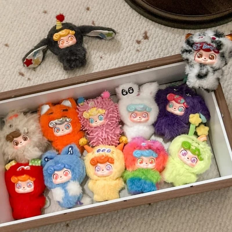 Q Baby Hot Series Radio Club Mini peluche scatola cieca zaino cartella peluche carino ciondolo decorazione collezione desktop giocattoli regalo