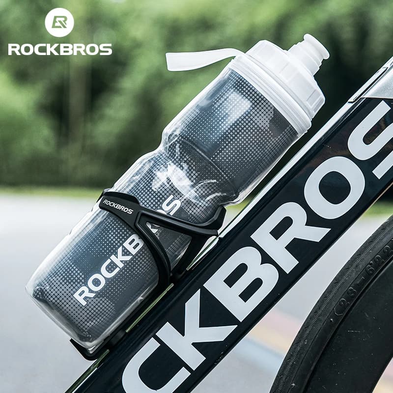ROCKBROS Borraccia Termica per Bicicletta 670ML, Bottiglia d'Acqua Isolata per Ciclismo, Palestra, Corsa, Sport, MTB, Bici da Strada