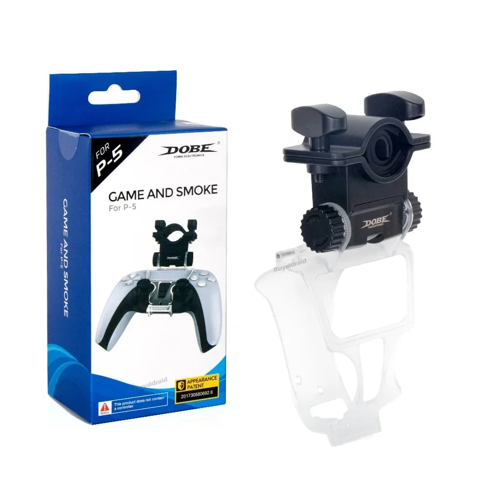 Supporto per tubo narghilè/chicha in alluminio per controller PS5 - Nuovo accessorio per PS5