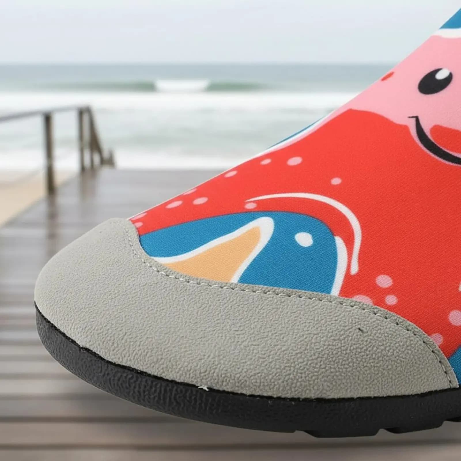 Scarpe da acqua antiscivolo facili da indossare/staccare, calzini da acqua ad asciugatura rapida, stivaletti da acqua per bambini, calzature acquatiche flessibili e traspiranti per lo snorkeling