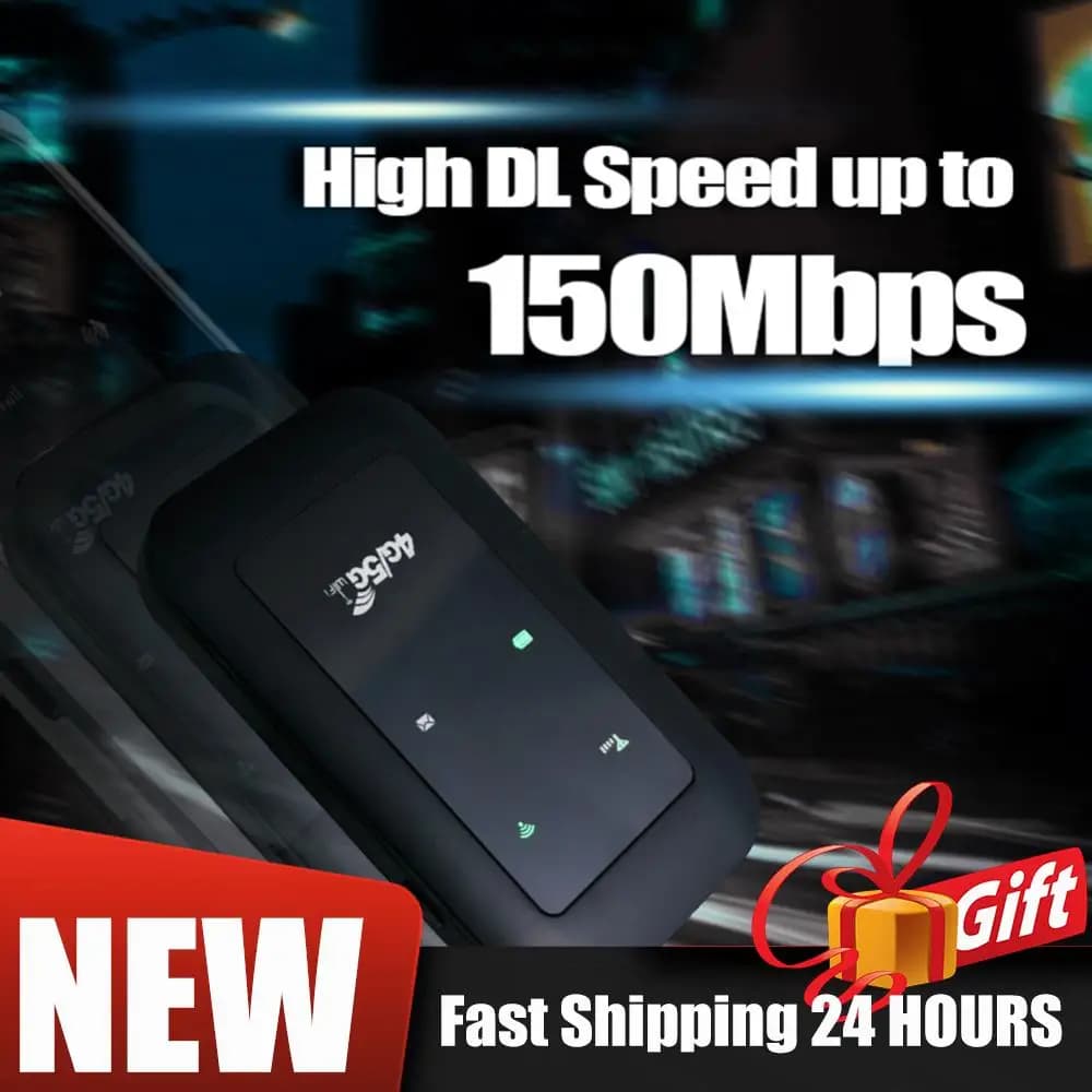 Ripetitore WiFi Router 4G Amplificatore di Rete Espansore di Portata 150Mbps con Slot SIM 3G/4G Adattatore WiFi Wireless da Tavolo