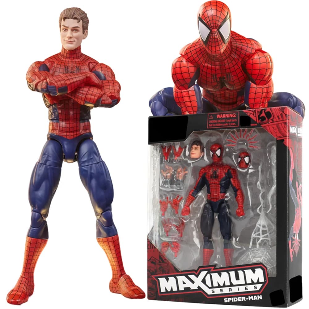 1/12 L'incredibile Spider-Man Peter Parker Action Figure Collection Mobilità articolare Personaggio del film Anime Doll Modello Giocattoli Regali