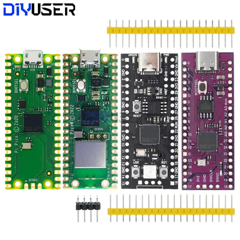 Pico Pico WIFI RP2040 Microcomputer dual-core 264KB ARM low consumption Processor Cortex-M0+ high performance for Raspberry Pi