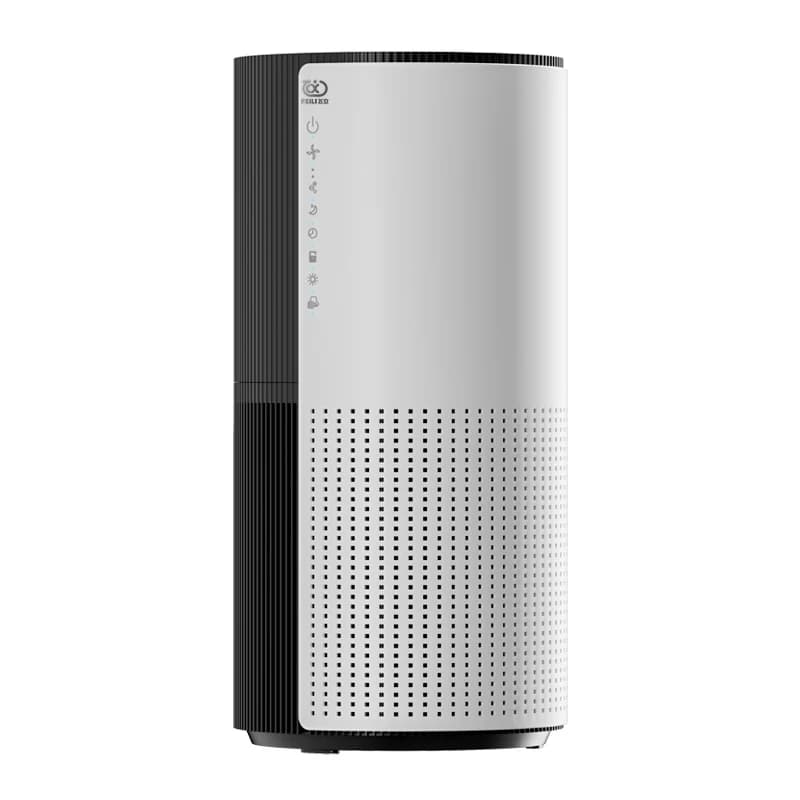 Purificatore d'aria domestico elettrico di grande volume per famiglie di animali domestici con filtro HEPA H12 Controllo app di rilevamento PM2.5