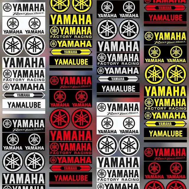 New Side Sticker for Motorcycle, Decoration for Helmet, Decalcomania for Auto Vinyl, Sticker for Moto Yamaha