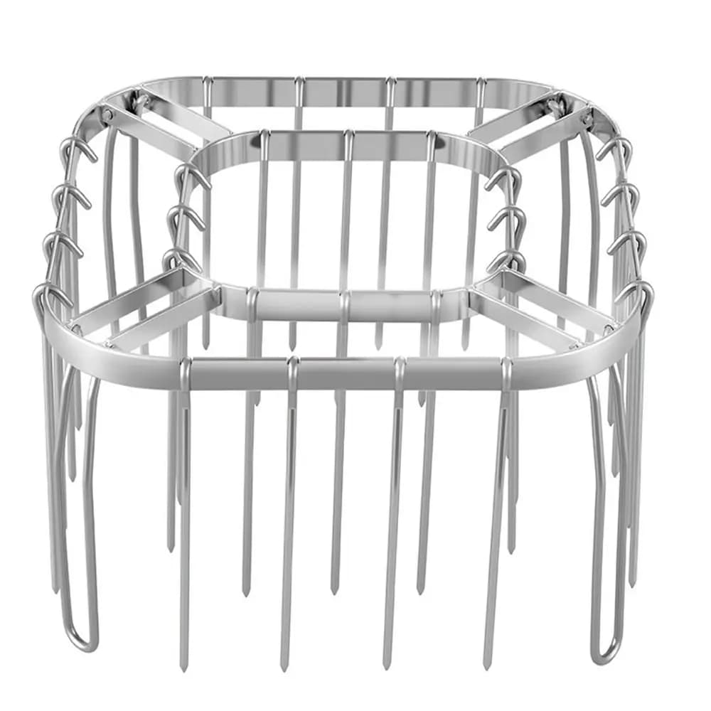 304 Stainless Steel Air Frying Grill Suspended Skewer Grid Foldable Thickness With Grilled Grill Portable Vertical Grill