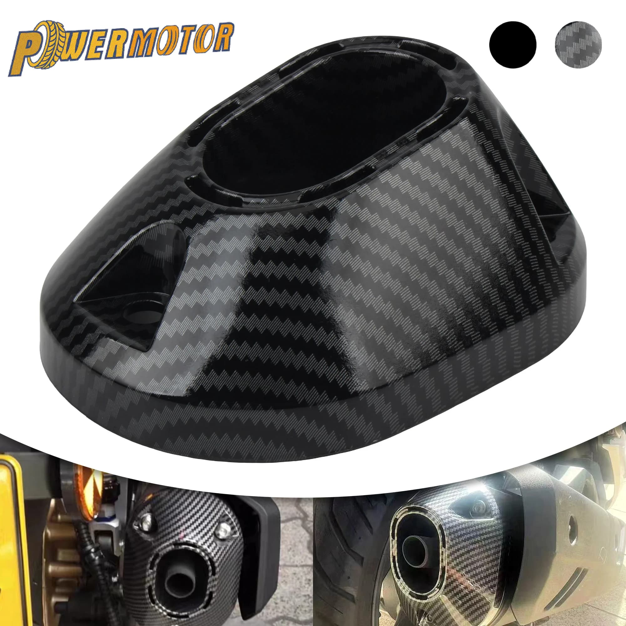 Di Scarico del motociclo Protezione Della Coda Della Copertura Della Protezione Per HONDA PCX160 PCX125 2021 2022 2023 2024 Accessori di Protezione di Modifica