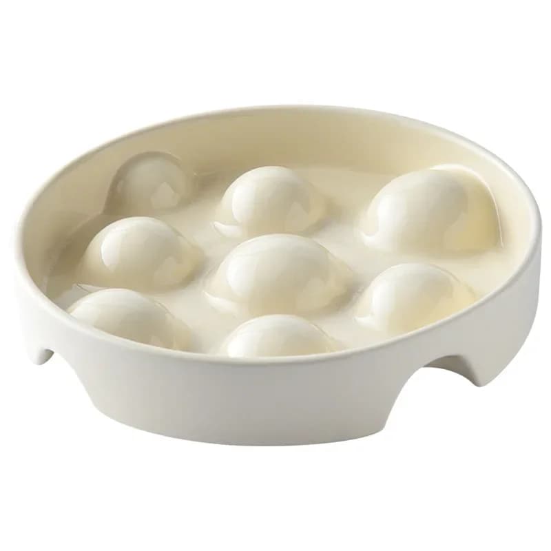 # Forniture per animali domestici in ceramica Alimentatore lento Puzzle Alimentatore per animali domestici Ciotola per cibo lento per cani e gatti