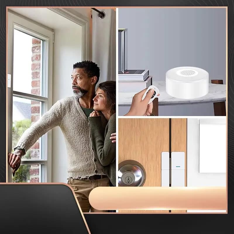 PIR Motion Detector Sensor Accessory for Security Alarm System Hub WIFI + RF433 Powered by Tuya