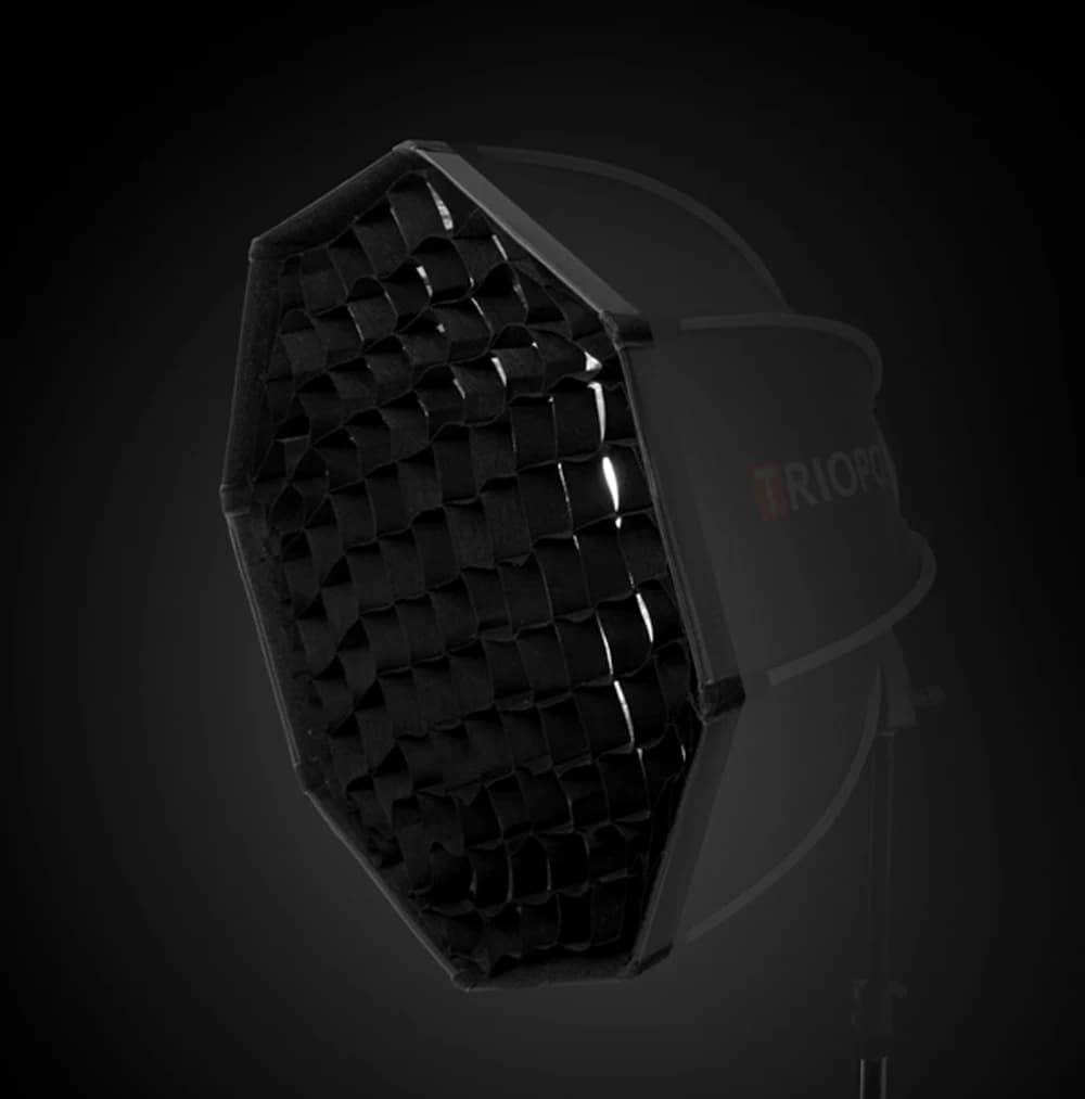 Octagon Softbox Honeycomb Grid Mesh 90/65/55cm Light Modifier Diffuser for Triopo Oubao Neewer Octabox
