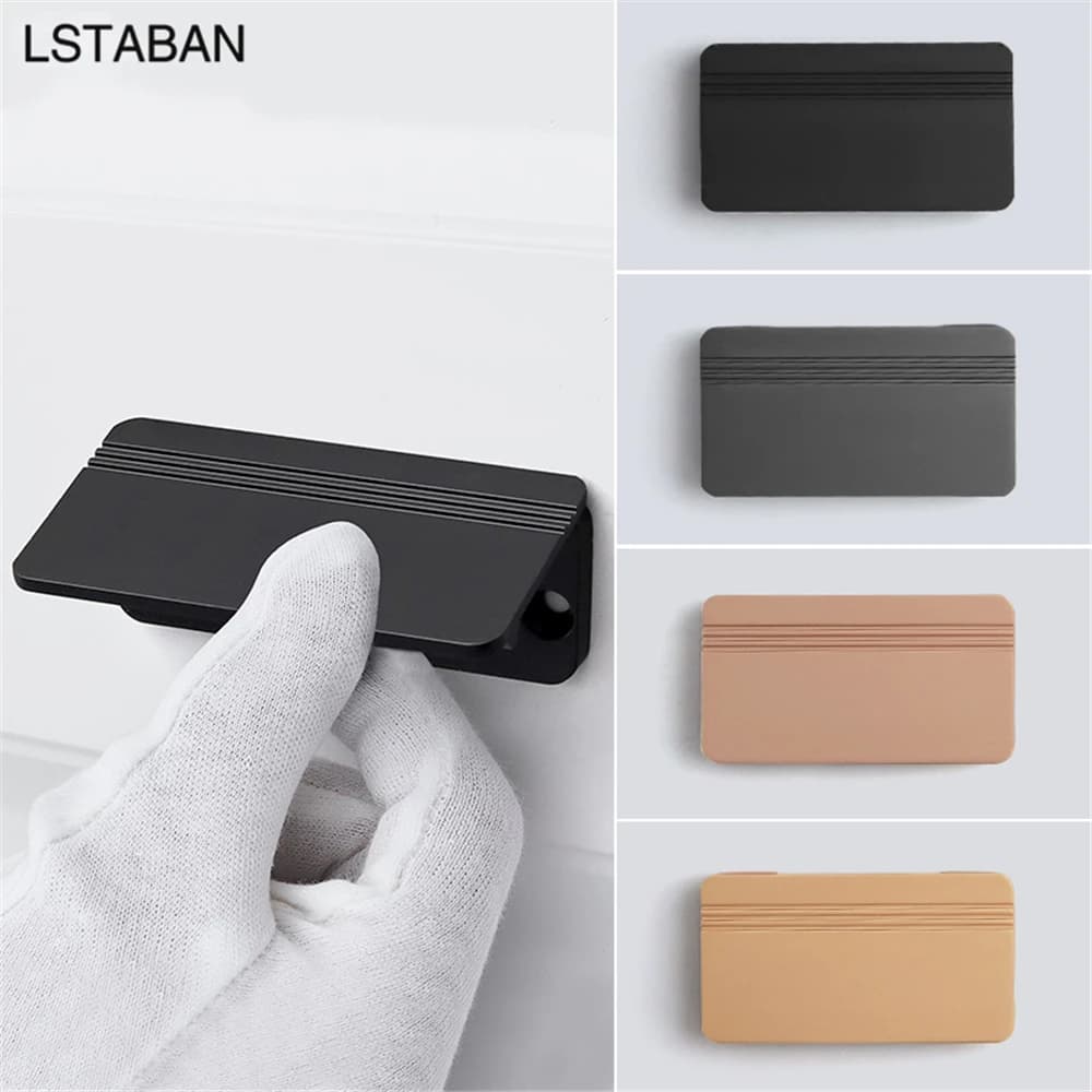Maniglia per porta scorrevole cassetto mobiletto comodino maniglie per porte nascoste maniglia invisibile maniglia per mobili guardaroba senza punzone