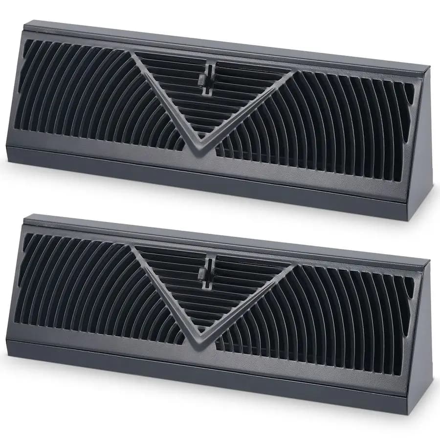 Cover for 18-inch Zoccolo Ventilation Bush, for Floor Diffuser, Wall Angle, Zoccolo Air Covers, Smo