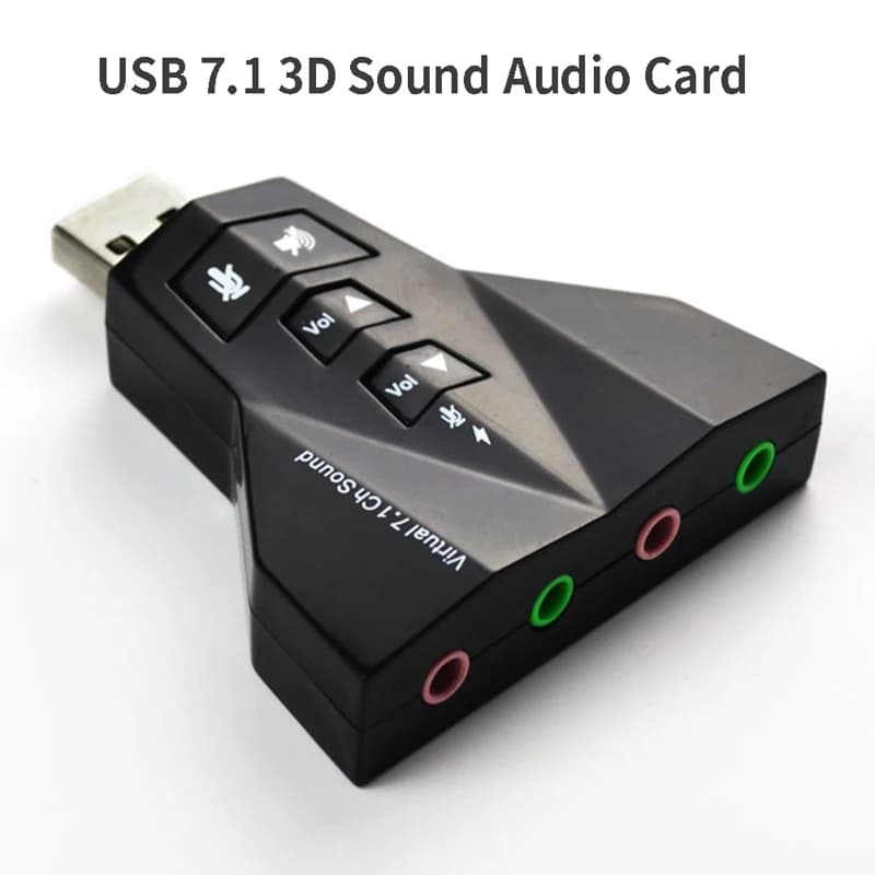 Scheda audio USB virtuale 7.1 indipendente Scheda audio a forma di aereo Computer desktop esterno Driver portatile gratuito