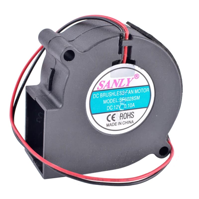 Rivoluzione di raffreddamento SF6028SM 6028 6cm 12V 0.10A ventilatore centrifugo Turbo ventilatore-umidificatore/ventola di raffreddamento deumidificatore