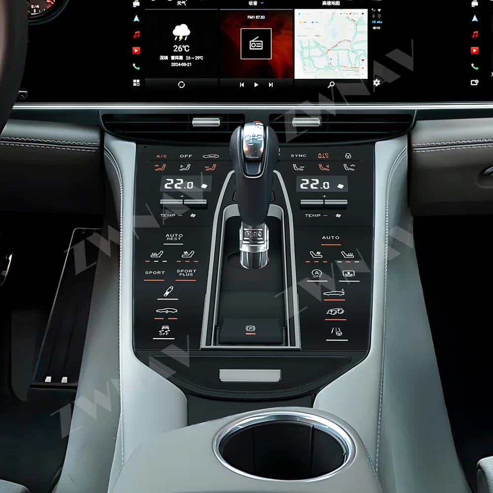 Console centrale per auto digitale intelligente per pannello di controllo sella porsche Cayenne per Porsche Panamera 2010-2016