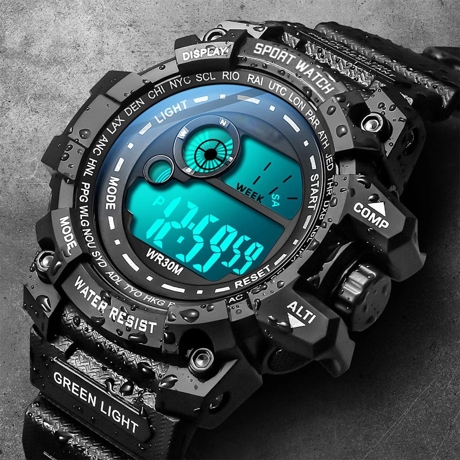 New Digital LED Watches Men's Waterproof Sport Watches for Men Date Army Military Watch Relogio Masculino