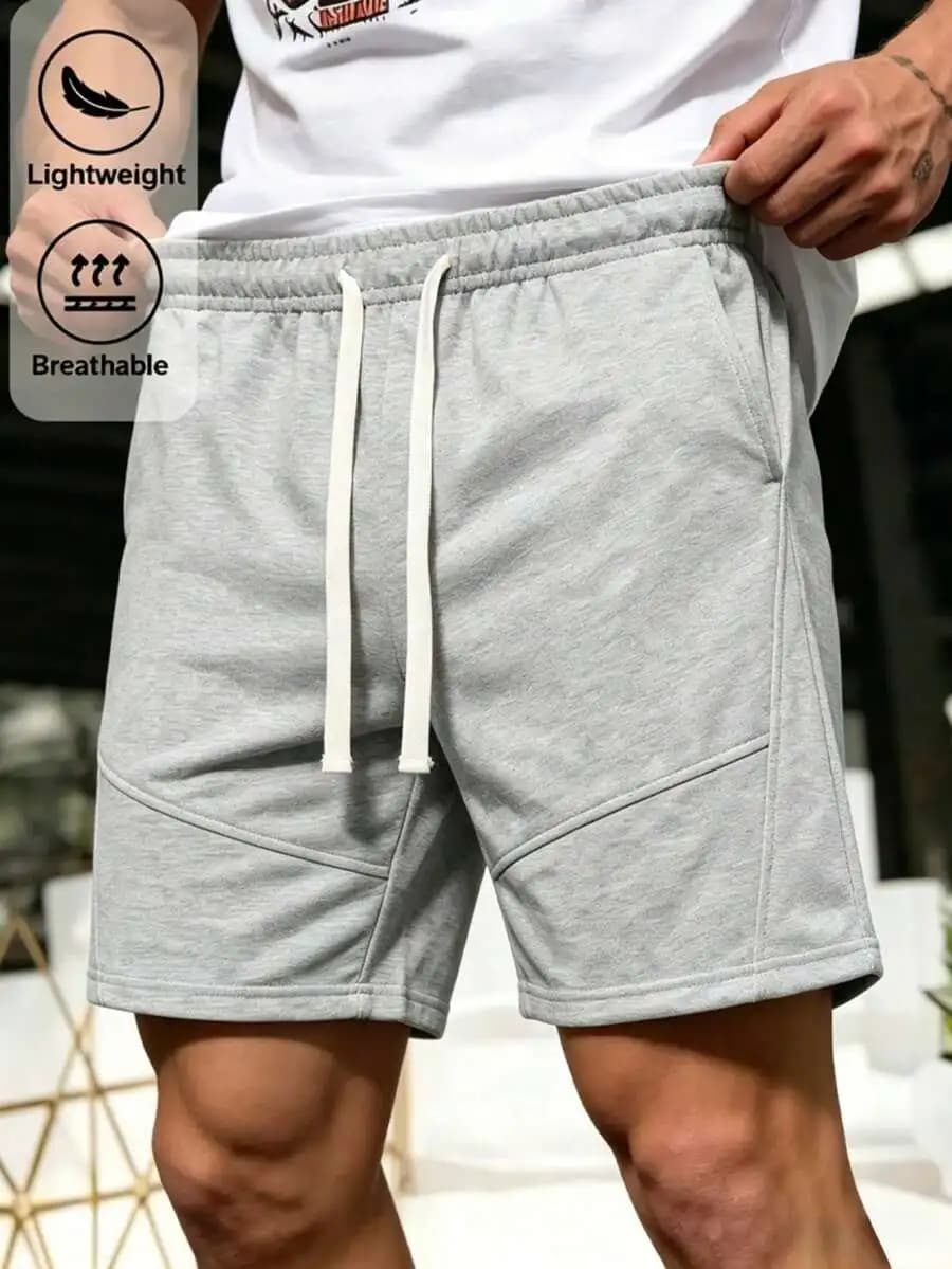 Mens Comfortable Loose-Fit Quick-Dry Bermuda Shorts, Lightweight & Breathable For Gym, Running, Beach And Everyday Use