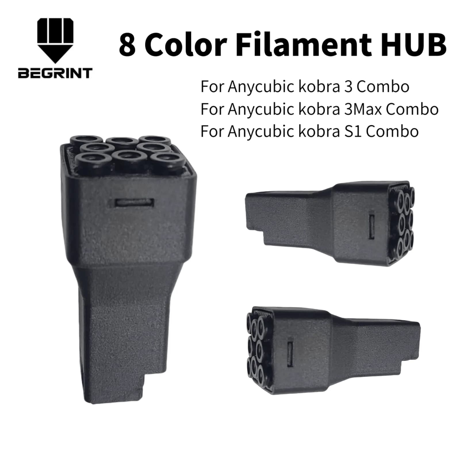 Per ANYCUBIC Kobra S1/Kobra 3 3D stampa 8 colori Filament Hub Per Kobra 3Max Combo Stampante 3D Accessori di aggiornamento