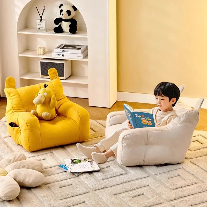 Single Armchair for Children, Carinthian Chair for Boys and Girls, Reading Corner, Bedroom Furniture, Soft Sitting