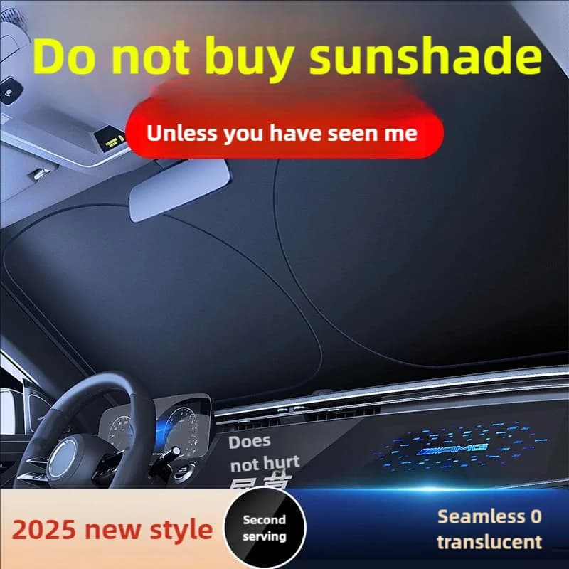 Parabrezza per auto Parasole Ombrello Copertura Blocco UV iridescente Pieghevole Protezione solare anteriore Isolamento termico Ombrellone anteriore Accessorio per auto