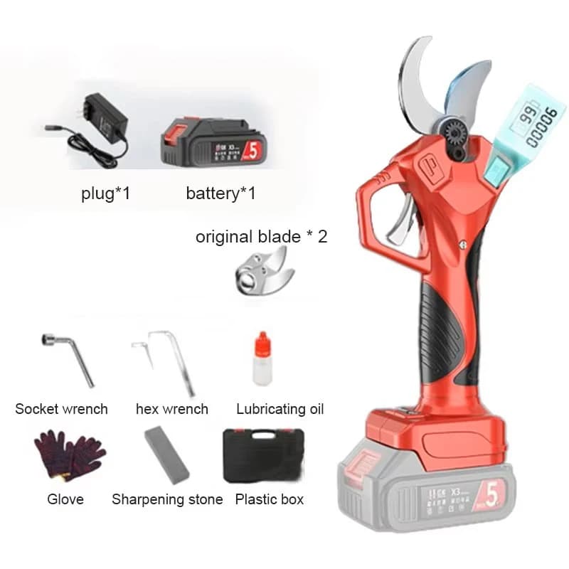 Electric Power Supply 21V 4 marches Battery Power Shears Efficient Fruit Tree Bonsai Power Supply Tree Coppers Taglierina Paesaggistica