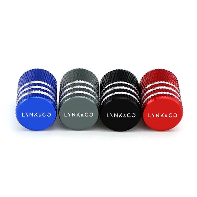 Car Tire Valves Airtight Cover Engraving Laser Dustproof Waterproof for Lynk & Co 01 05 09 02 Lynk Co 03 EM-F 06 Accessories Phev
