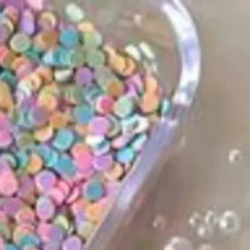 Set of 6 Mixed White Pearl Grids for Nails, 3D Round Pearls, Colorful Sequins, Nail Art Strass, Manicure Accessories, Fai-da- Components ♪